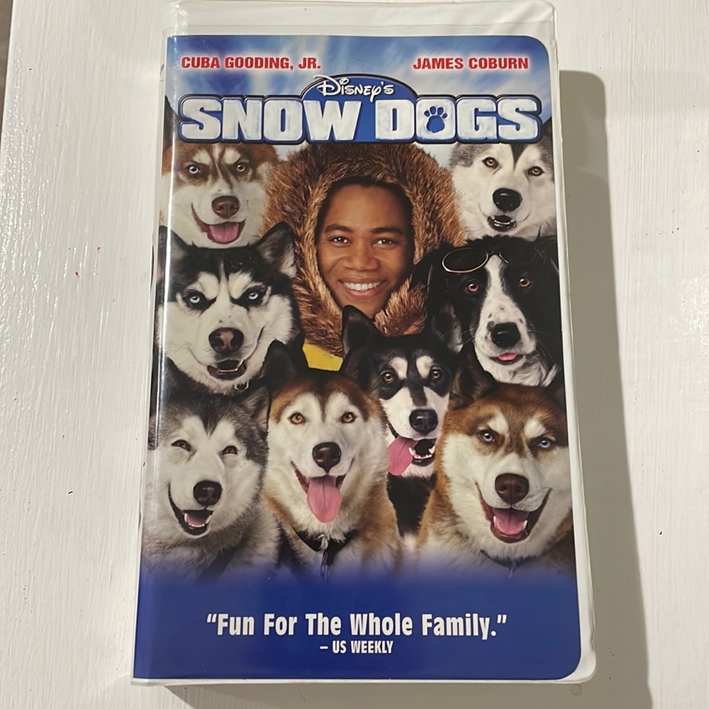 🌟Host Pick🌟Disney Snow Dogs VHS